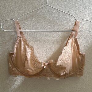 Nude Stretch Lace Bra, 38D